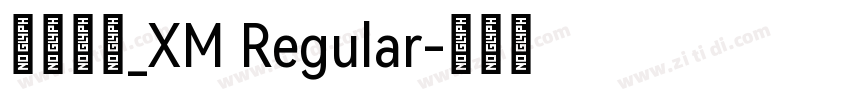 华文隶体_XM Regular字体转换